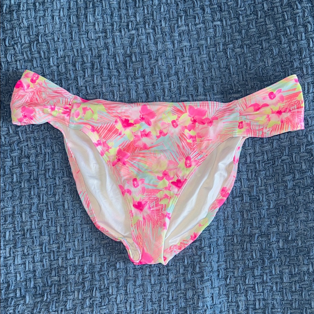 PINK Floral Swim Bottoms